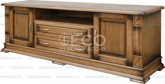 ТВ тумба из массива Верди - 319. 180ширина (филенка) Ш-180см,В-60см,Г-45см