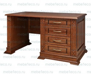 Письменный стол из массива Верди - 200 Ш-135см,В-75см,Г-60см