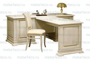 Письменный стол из массива Верди - 203 Ш-180см, В-75см,Г-60см + 100*73*55см