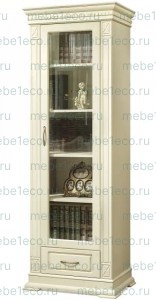 Книжный шкаф из массива Верди - 308 Ш-60см,В-200см,Г-45см
