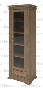Книжный шкаф из массива Верди - 308 Ш-60см,В-200см,Г-45см