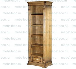 Книжный шкаф из массива Верди - 312 Ш-60см,В-200см,Г-45см