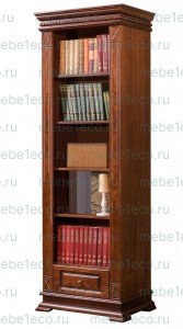 Книжный шкаф из массива Верди - 312 Ш-60см,В-200см,Г-45см
