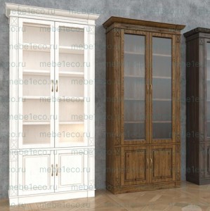 Книжный шкаф из массива Верди - 311 Ш-100см, В-230см,Г-40см