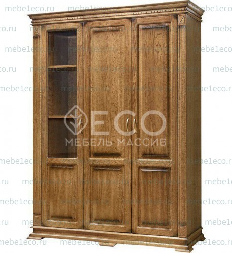 Книжный шкаф из массива Верди - 326 Ш-160см, В-200см,Г-45см