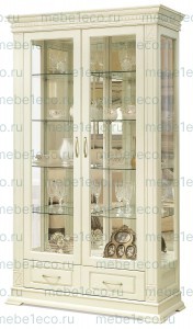 Шкаф из массива Верди Сервант - 313 Ш-100см, В-200см,Г-45см