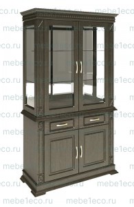 Буфет из массива Верди - 002 Ш-120см,В-200см,Г-45см