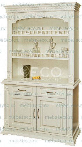 Буфет из массива Верди - 097 Ш-120см,В-200см,Г-45см