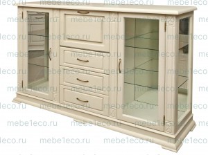 Шкаф Сервант из массива Верди 315.1 Ш-150см, В-120см,Г-45см