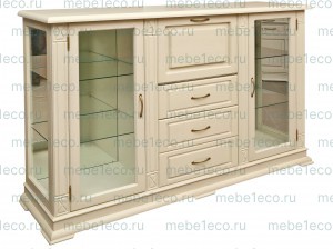 Шкаф Сервант из массива Верди 315.1 Ш-150см, В-120см,Г-45см