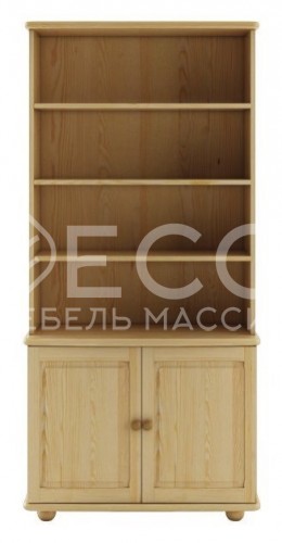 Книжный шкаф Витязь модель№7 из массива Ш-80см,В-190см,Г-30/40см
