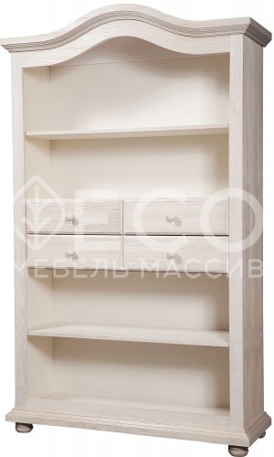 Книжный шкаф Лотос из массива Ш-100см,В-200см,Г-40см