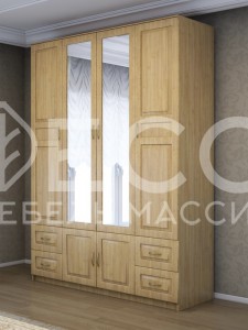 Шкаф Витязь 244 из массива Ш-180см,В-240см,Г-55см