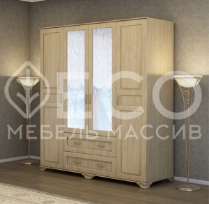 Шкаф Витязь 240 из массива Ш-180см,В-200см,Г-60см