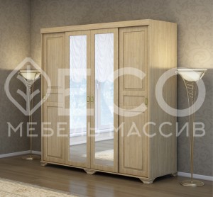 Шкаф Витязь - купе 242 из массива Ш-180см,В-190см,Г-60см