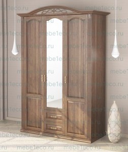 Шкаф Лаура 220 из массива Ш-160см,В-240см,Г-60см