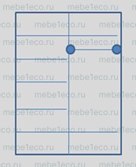 Шкаф Верджиния с резьбой 2-х створчатый модель№1 из массива Ш-110см,В-230см,Г-60см