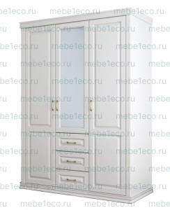 Шкаф Верона 3-х створчатый модель№2 из массива Ш-150см,В-220см,Г-60см