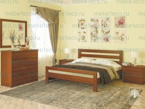 Спальный гарнитур Берта из массива дерева 