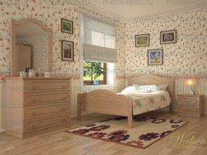 Спальный гарнитур Сонька из массива дерева
