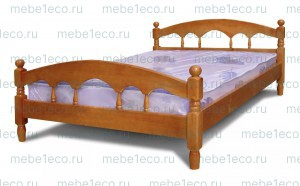 Кровать Джулия модель№3 из массива дерева