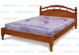 Кровать Джулия с резьбой из массива дерева