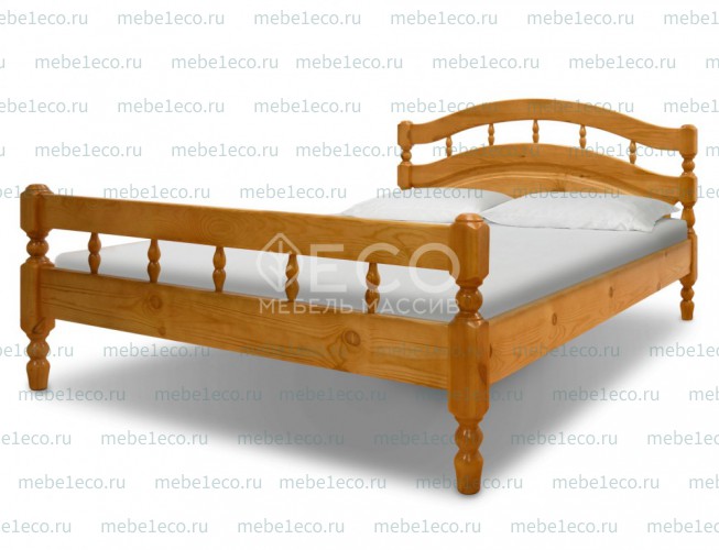Кровать Джулия из массива дерева