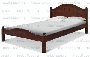 Кровать Скарлет из массива дерева