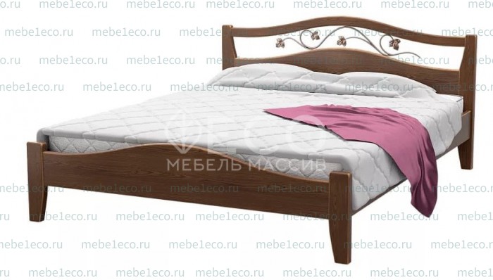 Кровать Талисман модель№2 из массива дерева