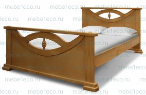 Кровать Эврика из массива дерева