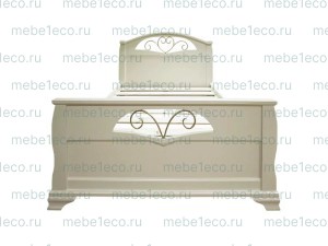 Кровать Эврос из массива дерева