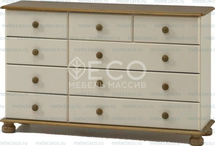 Комод ECO-2 из массива Ш-120см,В-90см,Г-45см