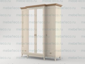 Шкаф Римини 4х створчатый МДФ+Бук Ш-180см,В-230см,Г-63см