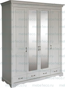 Шкаф Бланш 4-х створчатый из массива Ш-200см,В-220см,Г-60см