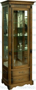 Шкаф - Сервант Бланш модель №1 из массива Ш-70см,В-200см,Г-50см