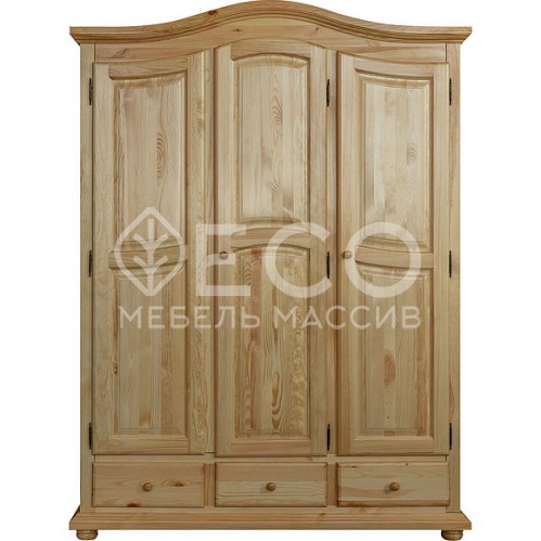 Шкаф Лотос модель №3 из массива Ш-160см,В-220см,Г-60см