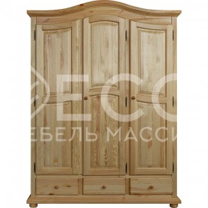 Шкаф Лотос модель №3 из массива Ш-160см,В-220см,Г-60см