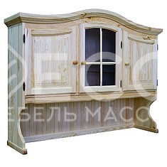 Витрина Лотос модель №2 из массива Ш-150см, В-110см,Г-35см