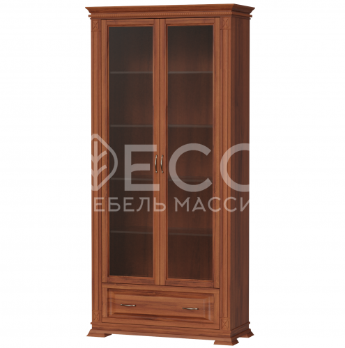 Шкаф Витрина Верди - 125 из массива Ш-100см,В-210см,Г-45см