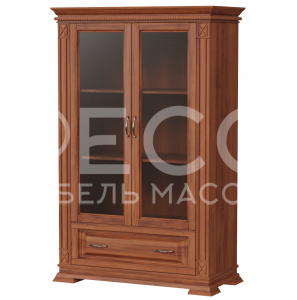 Книжный шкаф Верди - 124 из массива Ш-90см,В-140см,Г-45см
