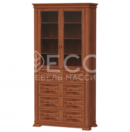 Шкаф Витрина Верди - 143 из массива Ш-100см,В-200см,Г-45см