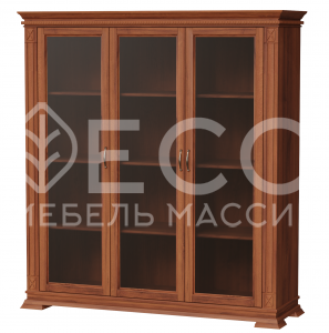 Книжный шкаф Верди - 504 из массива Ш-140см,В-150см,Г-45см