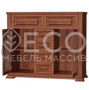 Комод Верди - 206 из массива Ш-120см,В-100см,Г-45см