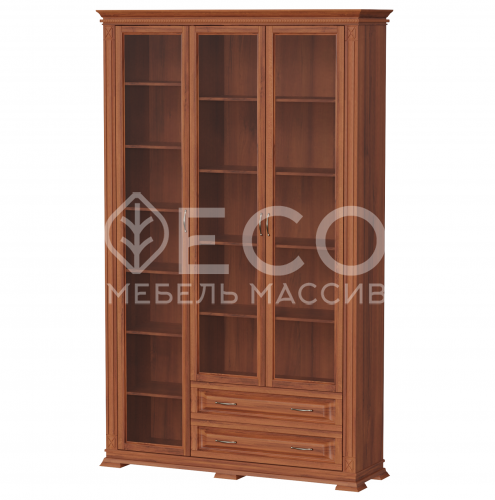 Книжный шкаф Верди - 517 из массива Ш-150см,В-240см,Г-45см