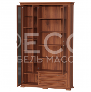 Книжный шкаф Верди - 517 из массива Ш-150см,В-240см,Г-45см