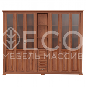 Библиотека Верди - 245 из массива Ш-280см,В-220см,Г-45см