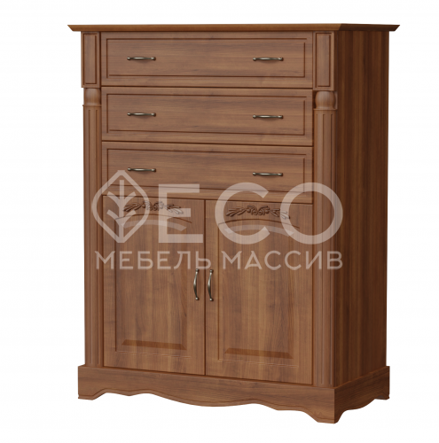 Комод Паола - 123 из массива Ш-90см,В-120см,Г-45см