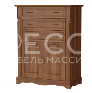 Комод Паола - 123 из массива Ш-90см,В-120см,Г-45см