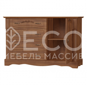 Комод Паола - 411 из массива Ш-120см,В-80см,Г-45см