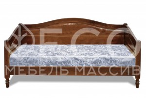 Кровать Филенка 3 спинки из массива дерева
